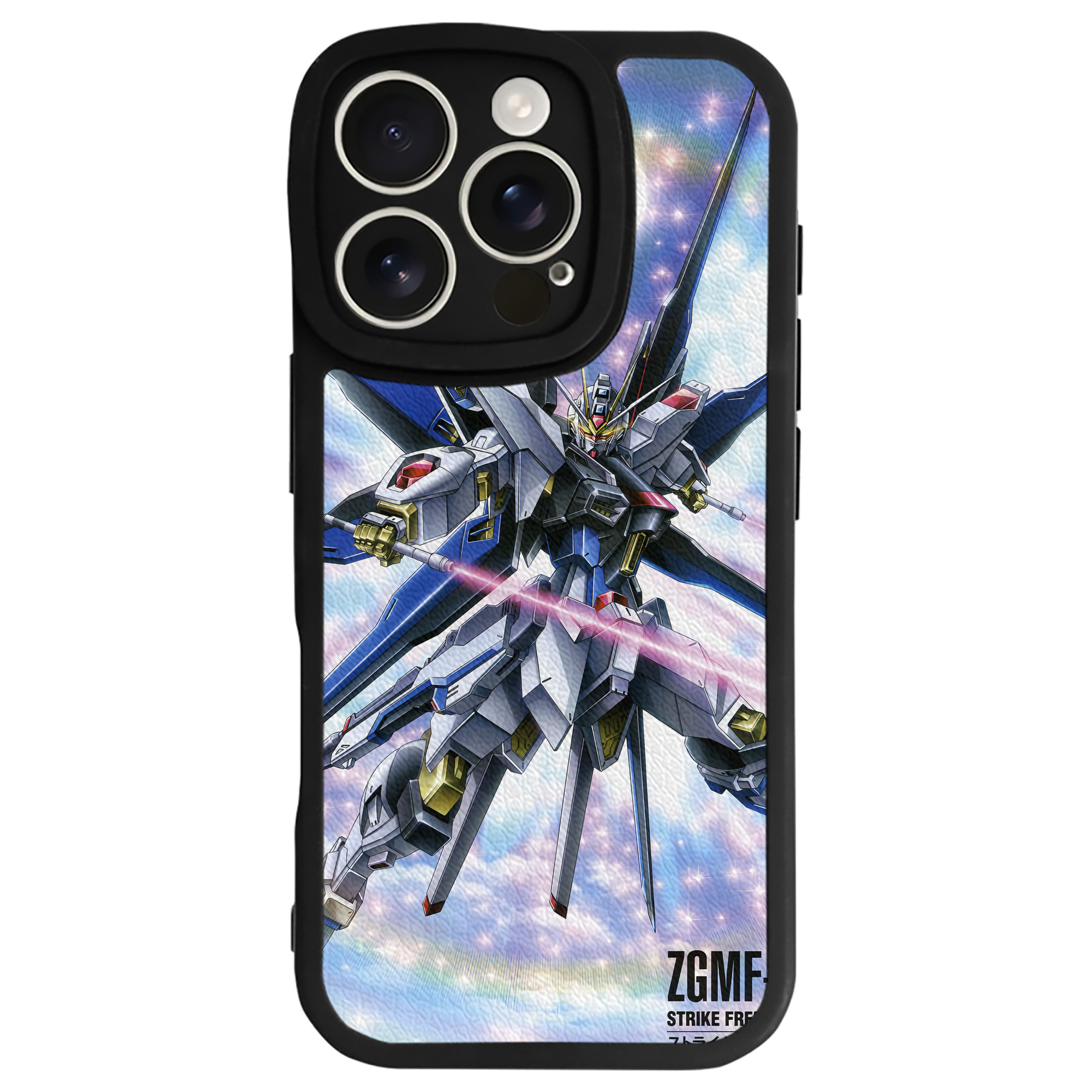 （画像用） 機動戦士ガンダム Mobile Suit Gundam 【iPhone 16シリーズ対応】シリコンスマホケース（レザー調） 材質：シリコン